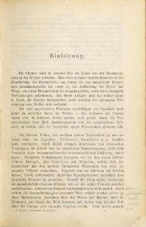 Geschichte der Chemie : von den ältesten Zeiten bis zur Gegenwart ; zugleich Einführung in das Studium der Chemie