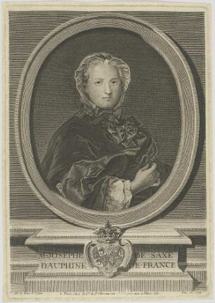 Bildnis der M.-Josephe de Saxe, Dauphine de France