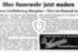 Oher Feuerwehr jetzt modern