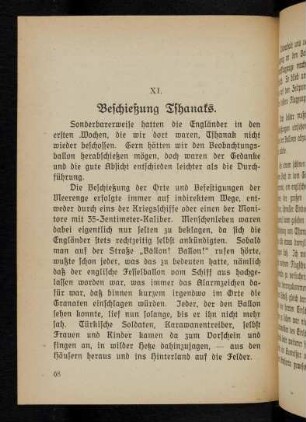 68-70, XI. Beschießung Tshanaks