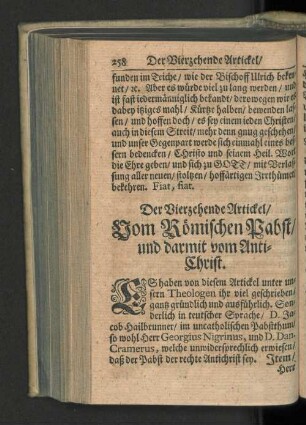 Der Vierzehende Artickel/