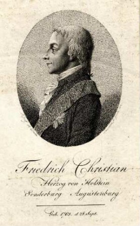 Bildnis von Friedrich Christian II. (1765-1814), Herzog von Schleswig-Holstein-Sonderburg-Augustenburg