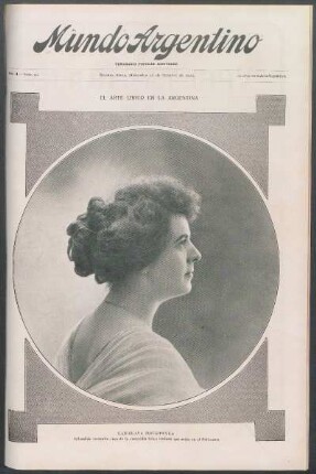 El arte lírico en la Argentina [Fotografía] : Ladislava Hotkowska