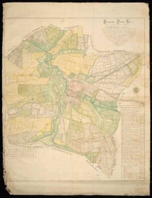 "Geometrischer Grund-Riß über die Stadt und Markung Oehringen (...)"
