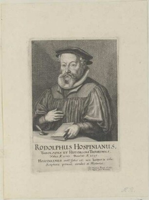 Bildnis des Rodolphus Hospinianus