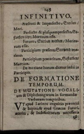 De Formatione Temporum.