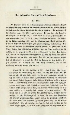 Der subjective Eindruck des Erhabenen