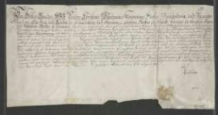1810 Apr. 02. Fürstl. lipp. Lehnsbrief für Joh. Baptest v. Kleinsorge über d. Moßhagen.