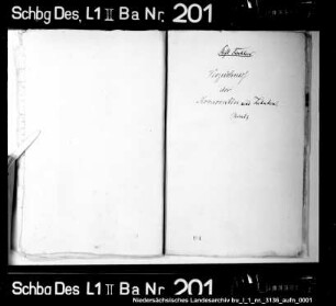Verzeichnis der Kornrenten und Zehnten