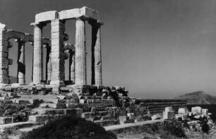 Poseidon Tempel, Kap Sounion, Griechenland, aus der Serie 'Die Welt des Tabaks'