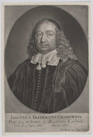 Bildnis des Ioannes Fridericvs Gronovivs