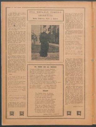 Una notable poetisa argentina : Doña Edelina Soto y Calvo