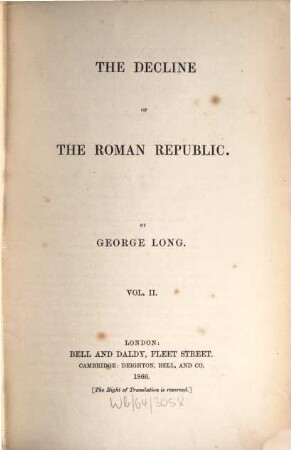 The decline of Roman Republic, 2