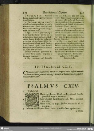 In Psalmum CXIV.[i.e. CXIII.] Psalmus CXIV.[i.e. CXIII.]