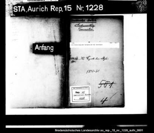 Die Einteilung der Amtsbezirke der Amtsvögte