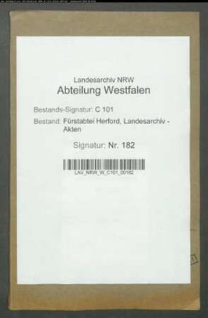 Apologie oder Schutzschrift über die Herkunft der Streitigkeiten zwischen Stift und Stadt Herford