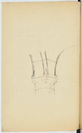 Rathaus, Marburg: Detail (aus: Skizzen- und Fotoalbum 19)