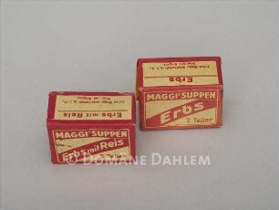 Zwei Packungen "Maggi’s Suppen"