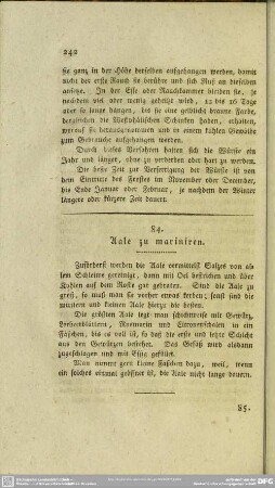 84. Aale zu mariniren