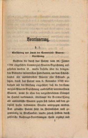 Der österreichische Commerzial-Waaren-Stämpel-Tarif