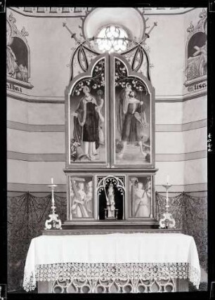 Kapelle; Hochaltar, geschlossen