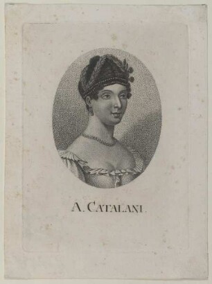 Bildnis der Angelica CatalaniBildnis der Angelica Catalani