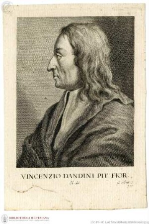 Serie degli uomini i più illustri, Bände 1-12. Firenze, Cambiagi u.a., 1769-1775., Dandini, Vincenzo, Porträt
