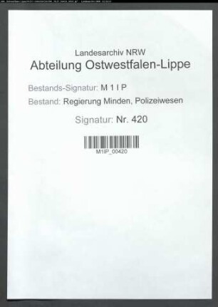 Zensur der Druckschriften über 20 Bogen