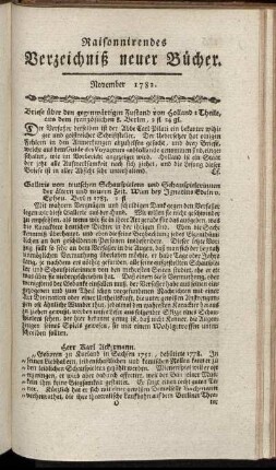 November 1782.