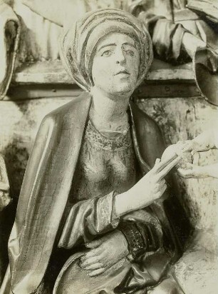 Marienaltar : Predella, Detail: Anna