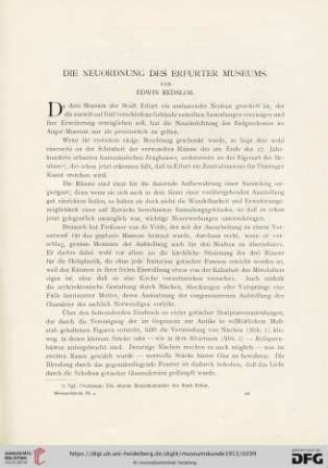 9: Die Neuordnung des Erfurter Museums