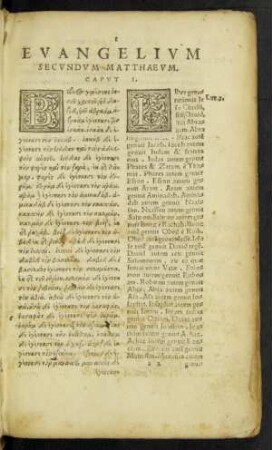 Evangelium Secundum Matthaeum.