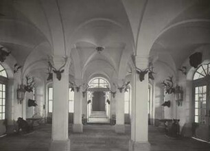 Schloss Moritzburg, Inneres, Eingangshalle