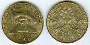 50 Schilling 150 Jahre Tiroler Aufstand