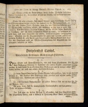 181-183, Dreizehendes Capitel