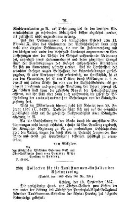 Collecten für die Taubstummen-Anstalten der Rheinprovinz : [IV. Elementarschulwesen]