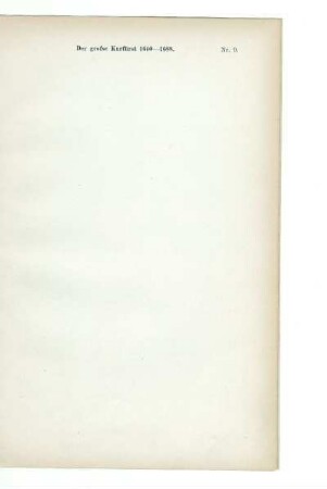 Nr. 9. Der große Kurfürst 1640 - 1688