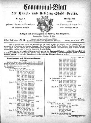 1870,14: No. 14, 3. April 1870