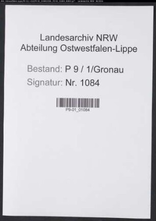 Sterberegister Standesamt Gronau (Westf.)