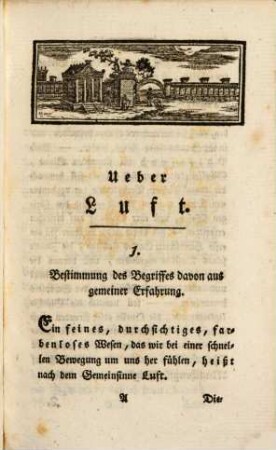 Ueber die gemeine und durch Auflösung aus Körpern entwickelte Luft