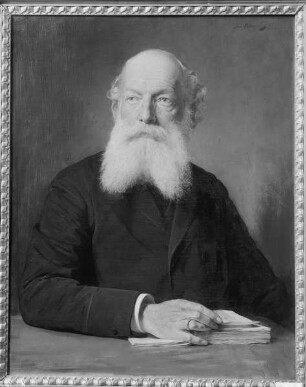 Porträt des Chemikers Friedrich August Kekulé von Stradonitz
