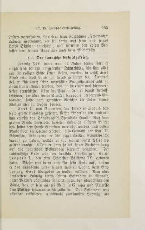 7. Der spanische Erbfolgekrieg