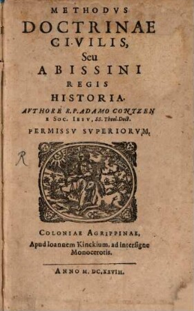 Methodus Doctrinae Civilis, Seu Abissini Regis Historia