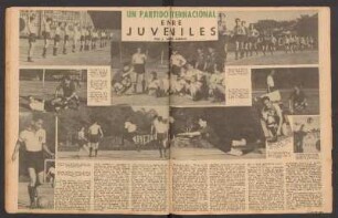 Un partido internacional entre juveniles