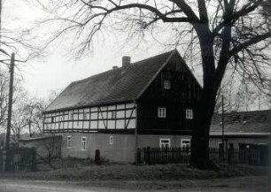 Fachwerkhaus in Zeißholz : Bauwesen - Wohnung, Exterieur. Ort: Ćisow / Zeißholz. Fachwerkhaus.