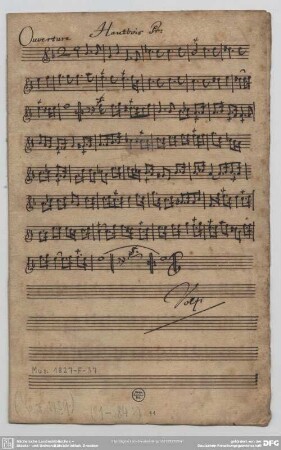 Amadis, LWV 63 / Ausw.