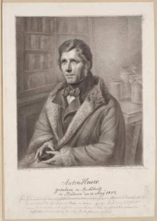 Bildnis Heuer, Anton (1777-), Maler