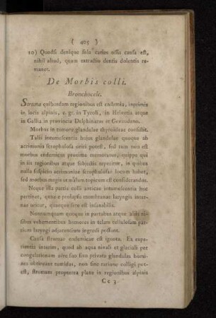 De Morbis colli.