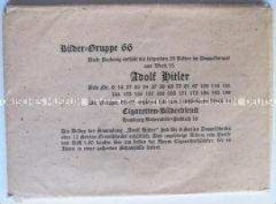 Komplette Serie zum Sammelalbum "Adolf Hitler" (im Original-Umschlag)