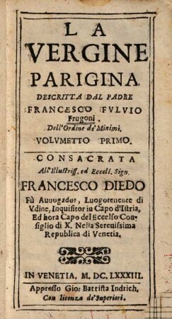 La vergine parigina, 1